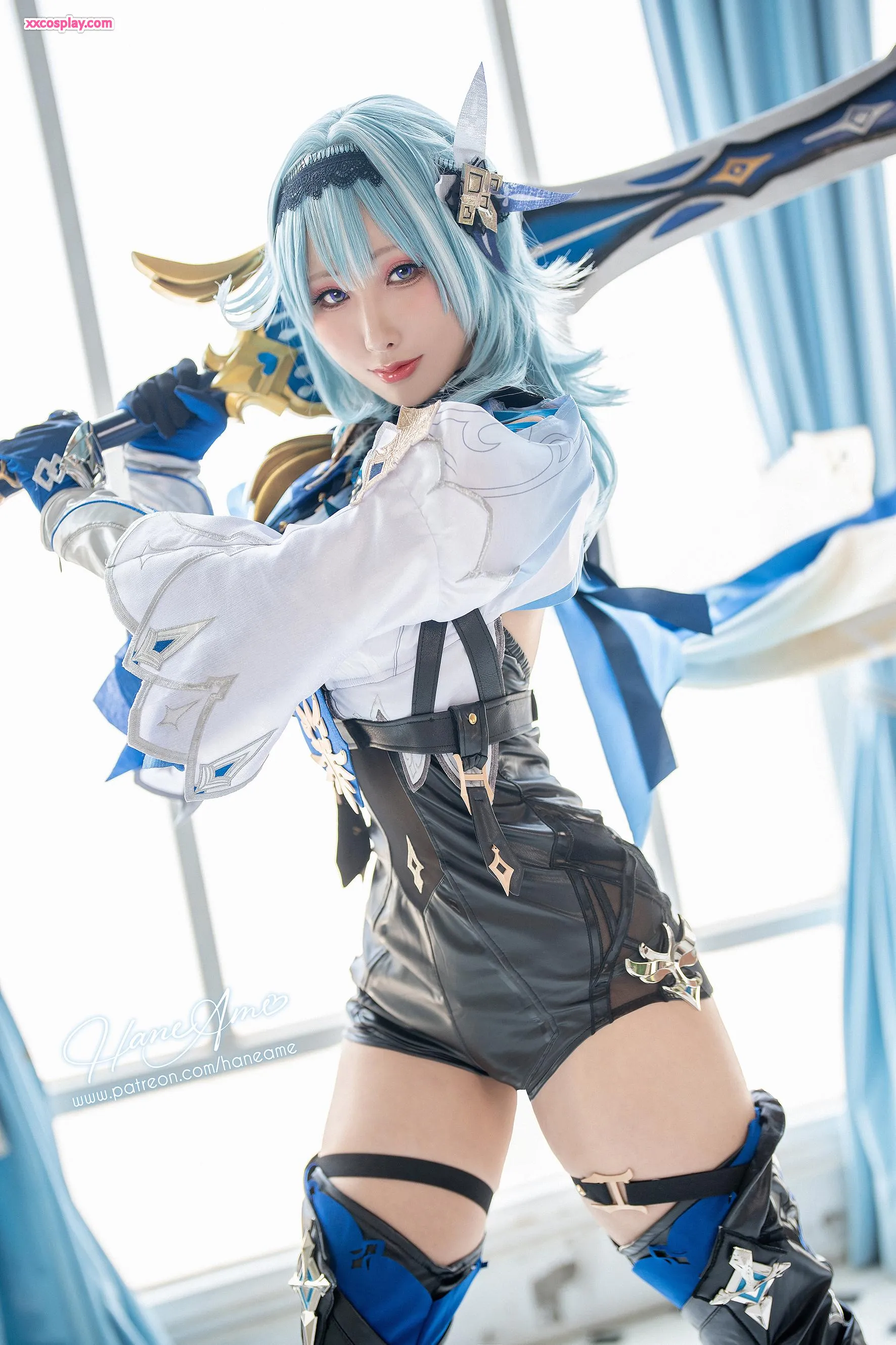 HaneAme's Enchanting Eula Cosplay